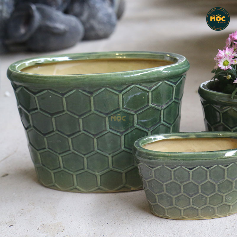 3536 ID Oval Tổ Ong 26x15x16