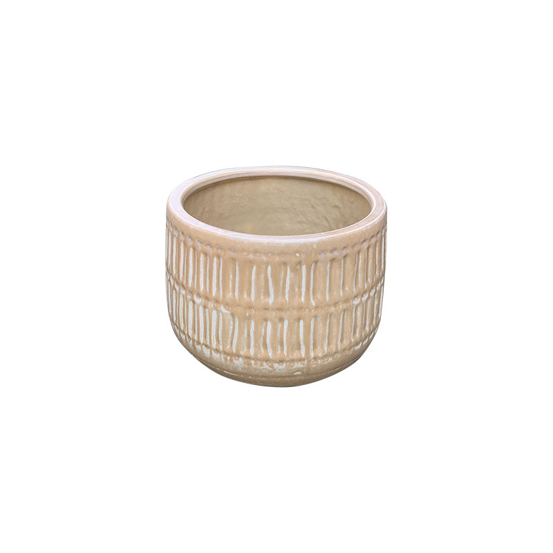 Mờ | 3744 Chậu ID Bầu Đáy Khía 28x28x22 M26