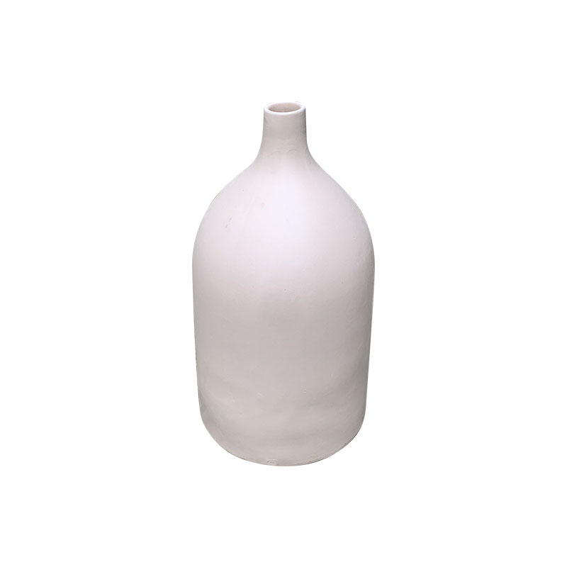 Cắm Hoa Tươi | Mờ | 3697 Bình Bầu Đáy Bằng 24x24x43 M4