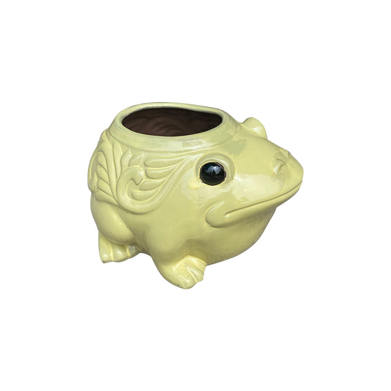 4184 Gốm Thú Loại 2 Ếch Trồng Cây 36x28x22